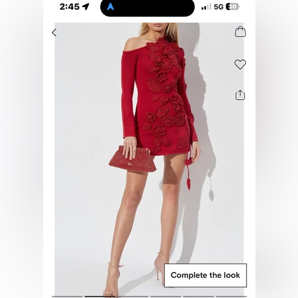 Cult Gaia Red Kaela Dress - NWT Size Small! - Picture 6 of 6